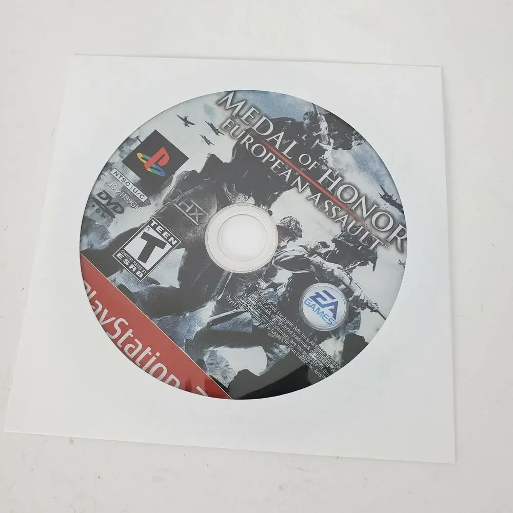 Medal of‎ Honor: European Assault Sony PlayStation 2 2005 Disc Only